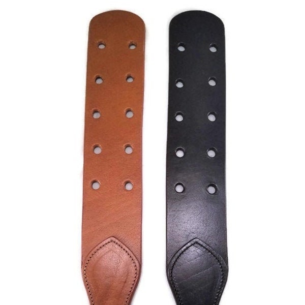 Leather Spanking Paddle Prison Strap BDSM Paddle Spanking Thick Strap