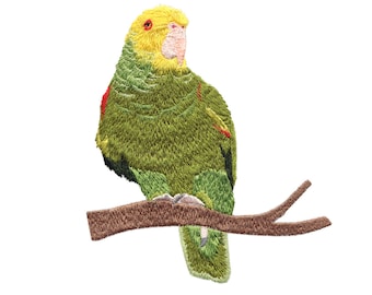 Double Yellow-head Amazon 4x4, Machine Embroidery Design, Amazon, parrot, parrot embroidery, design