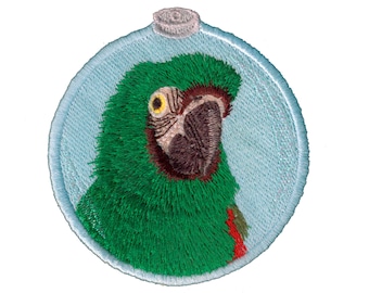 Severe Macaw, Machine Embroidery Design, Ornament, Design, Bird.