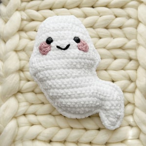 Little Ghost Plushie, Soft Ghost Stuffy, Halloween Friend