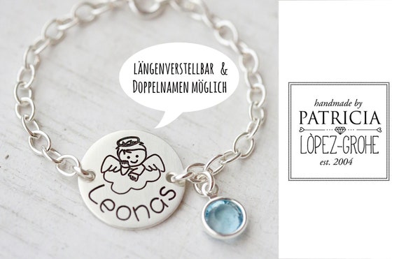 Baby Jungen Mädchen Personalisiert /& Gravierte Armband Taufe Tag Gift Geburtstag