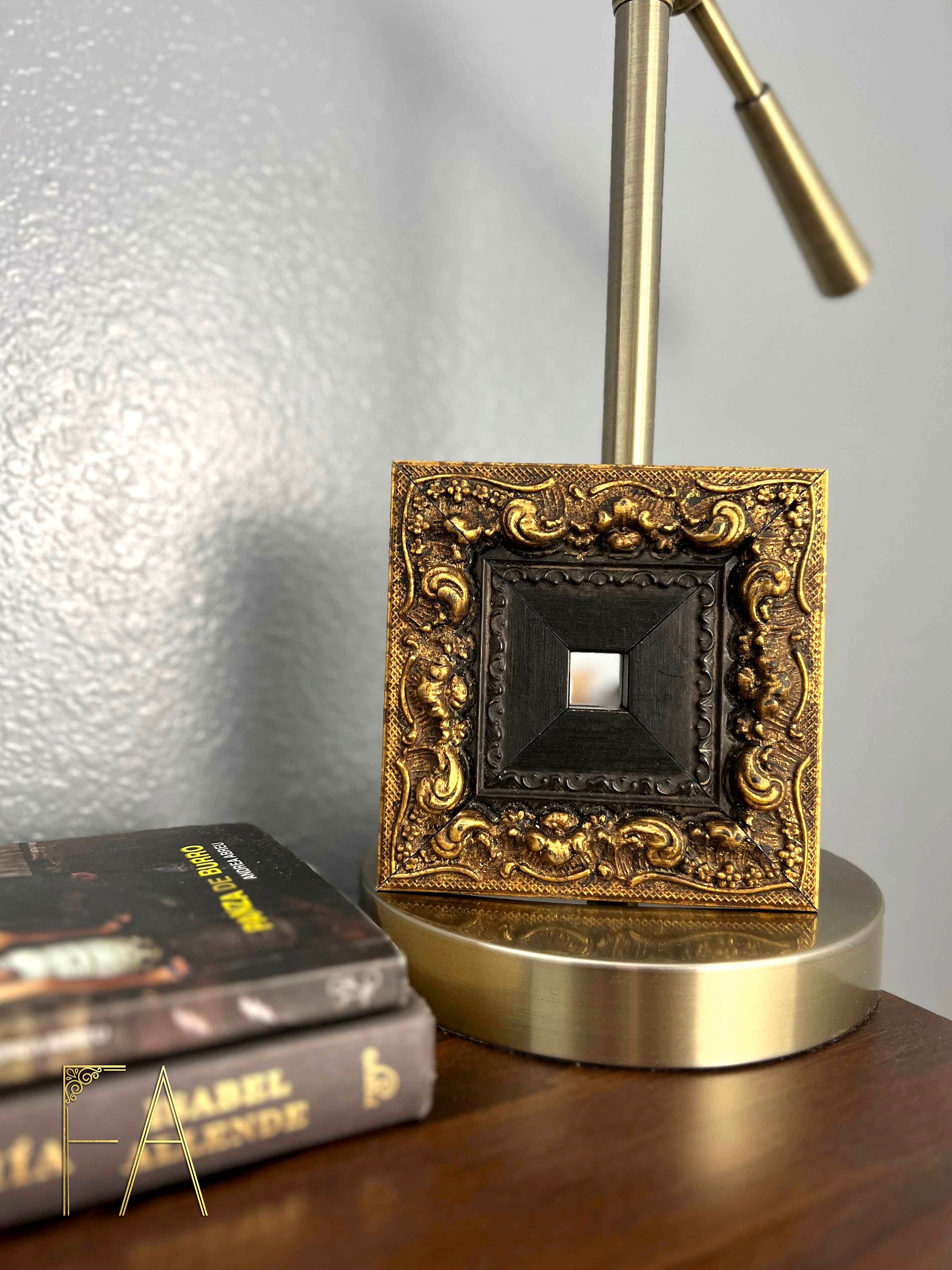 Ornate Gold Framed Mirrorsmall Frametiny Framepetit Etsy