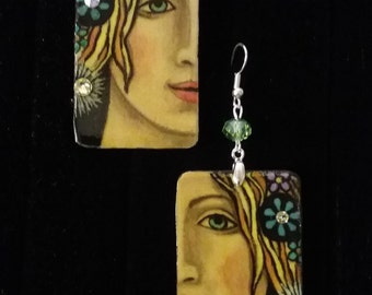 Flora, Renaissance inspired Earrings