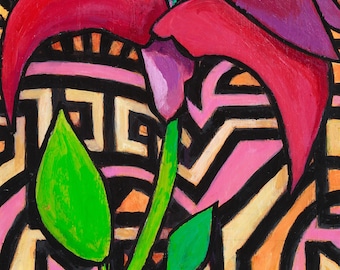 LILY,  Giclee Art Print, 9" x 12", 42.00