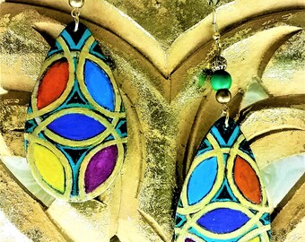 Colorful Classical Earrings