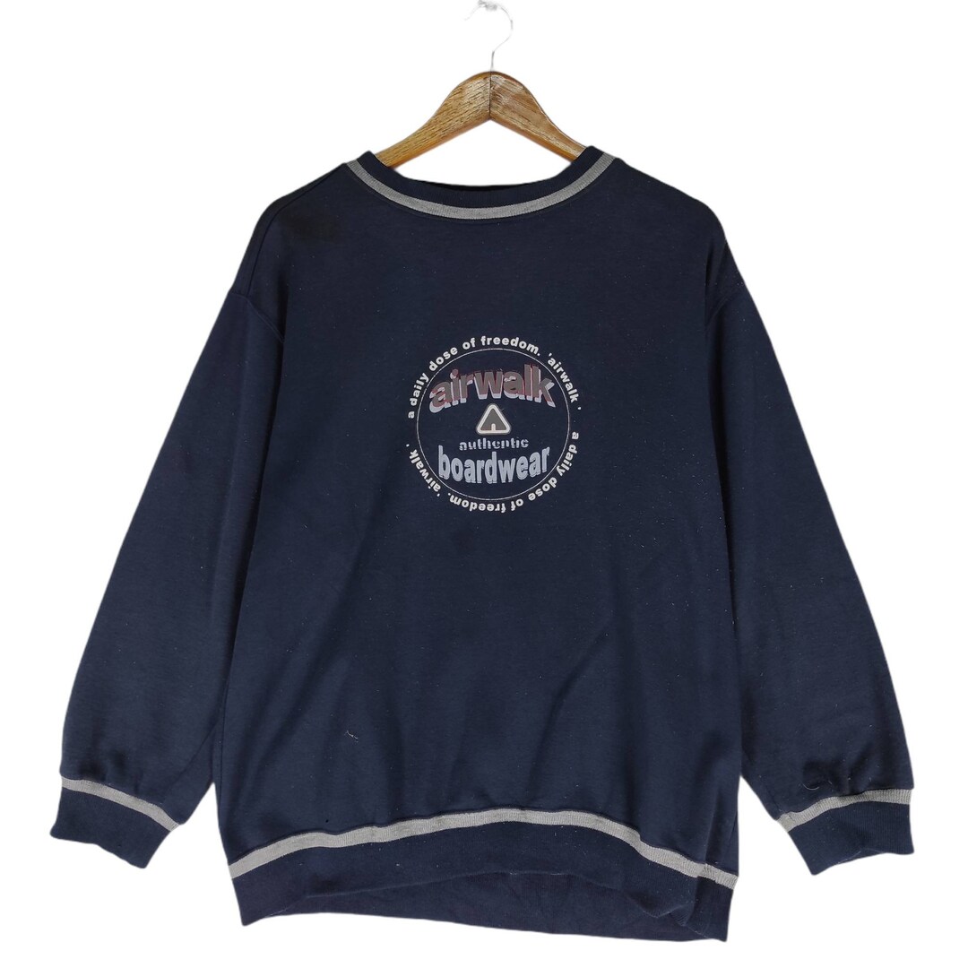Rare 90s Vintage Airwalk Boardwear Sweatshirt Big Logo - Etsy