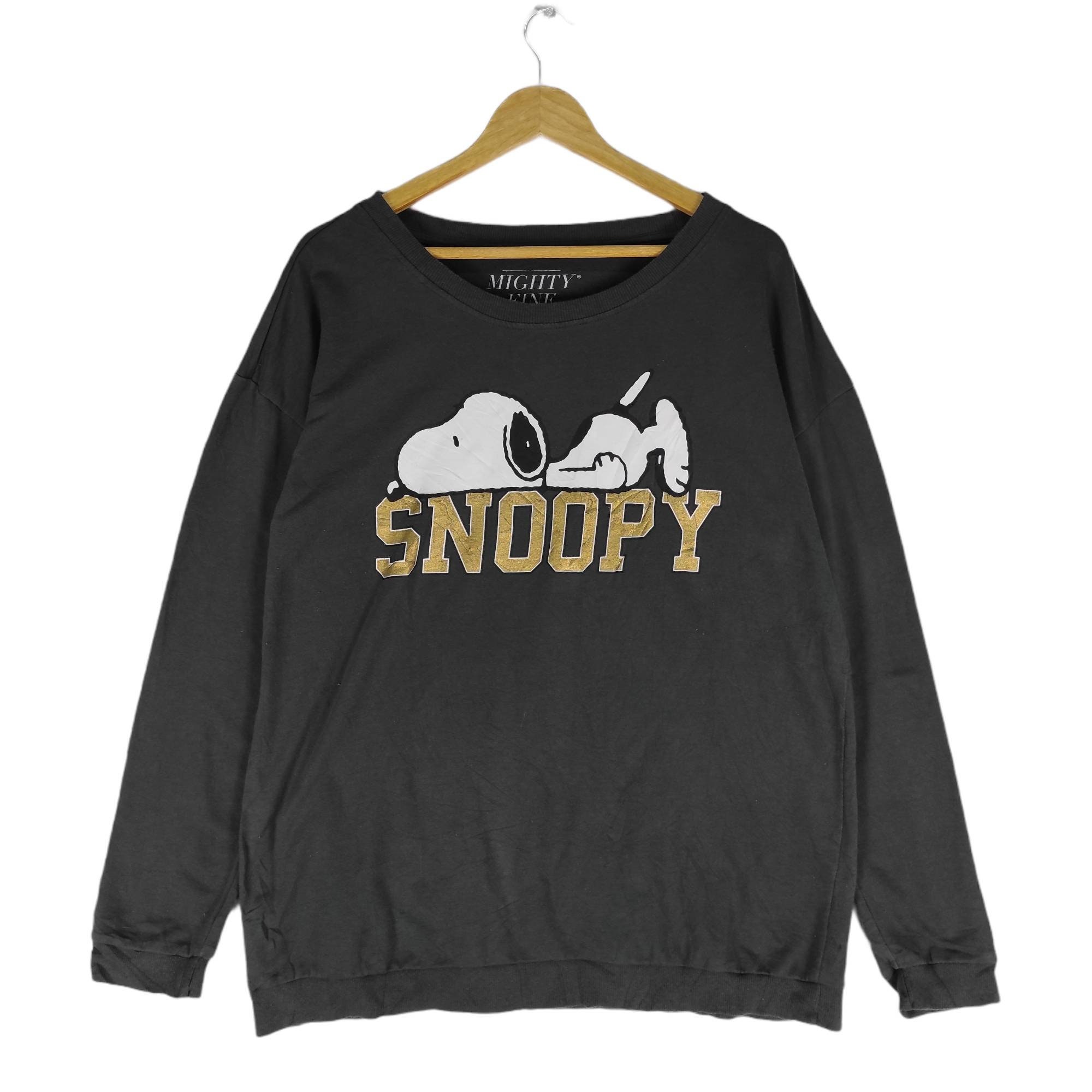 Raresnoopy Peanuts Sweatshirt Crewneck Pullover Sweatshirt Etsy UK