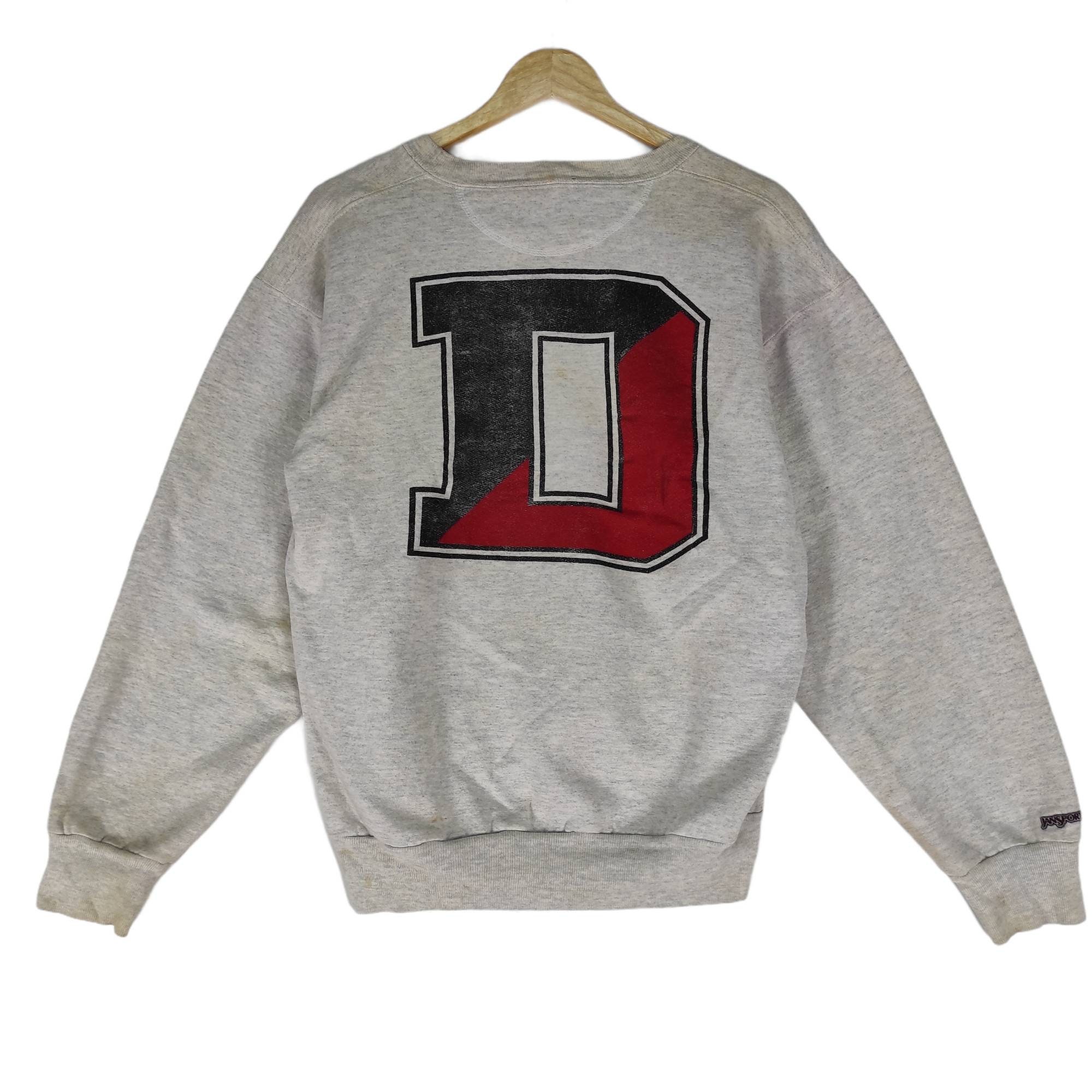 Vendimia Sudadera Davidson deletrear suéter universitario Jersey jersey