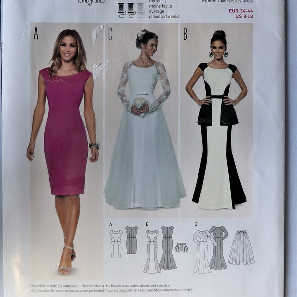 Trumpet Gown Pattern Etsy