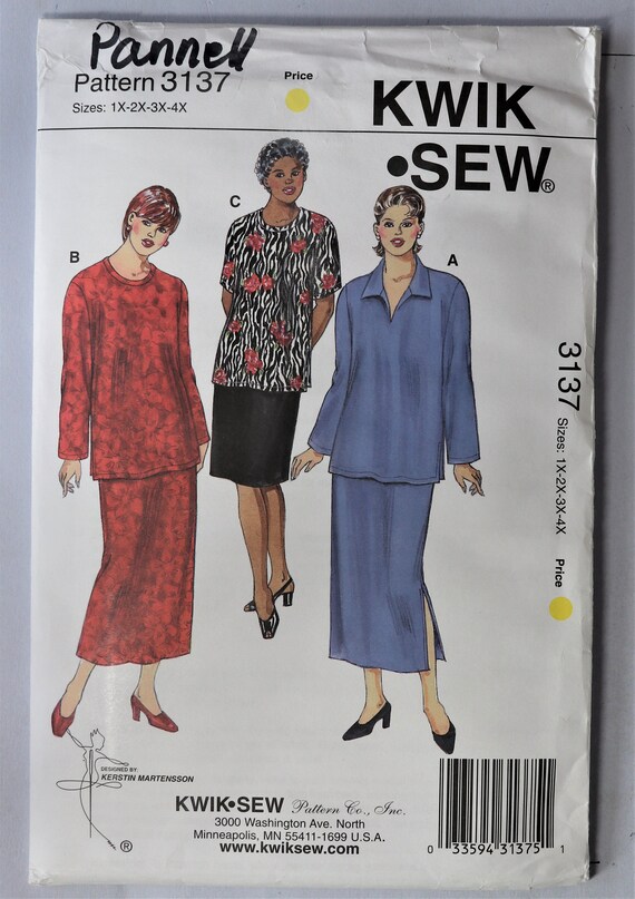sz 6-22 1X-4X Plus CHOOSE 1 KWIK SEW Pattern SKRT JACKET DRESS Tops sz XS-XL sz 6-22 1X-4X Plus CHOOSE 1 KWIK SEW Pattern SKRT JACKET DRESS Tops sz XS-XL