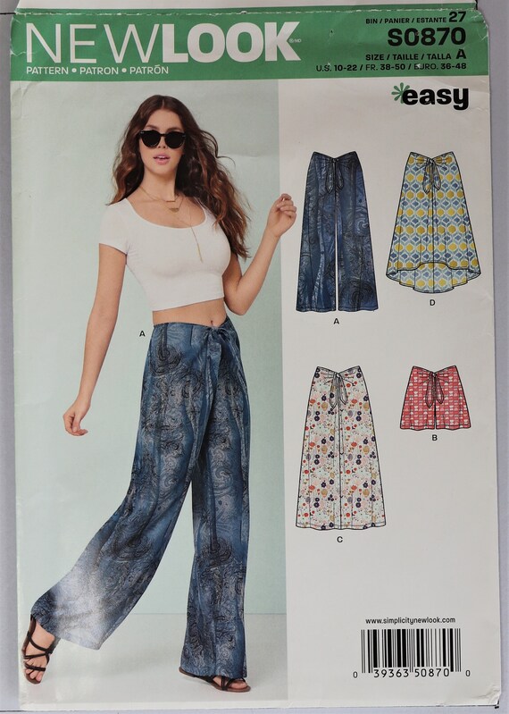 Misses Pants Shorts and Skirt Pattern 