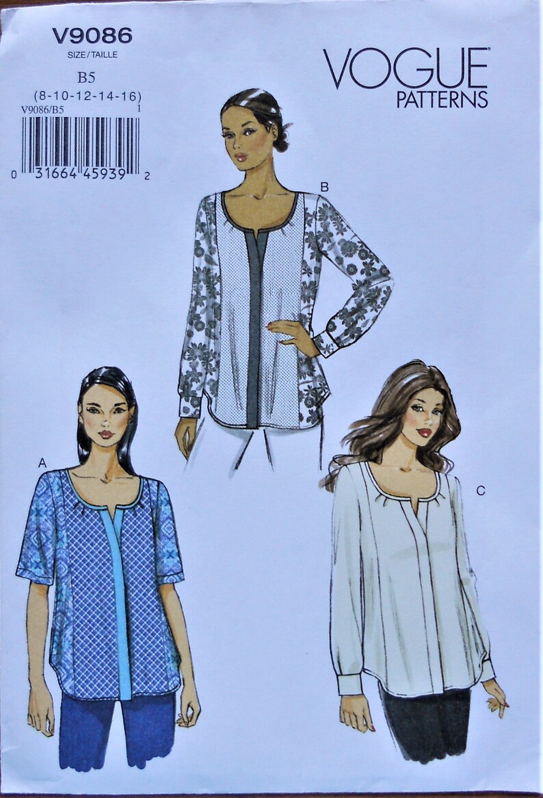 Vogue Easy SEWING PATTERN V8876 Misses Dress 8-16 Or 16-24