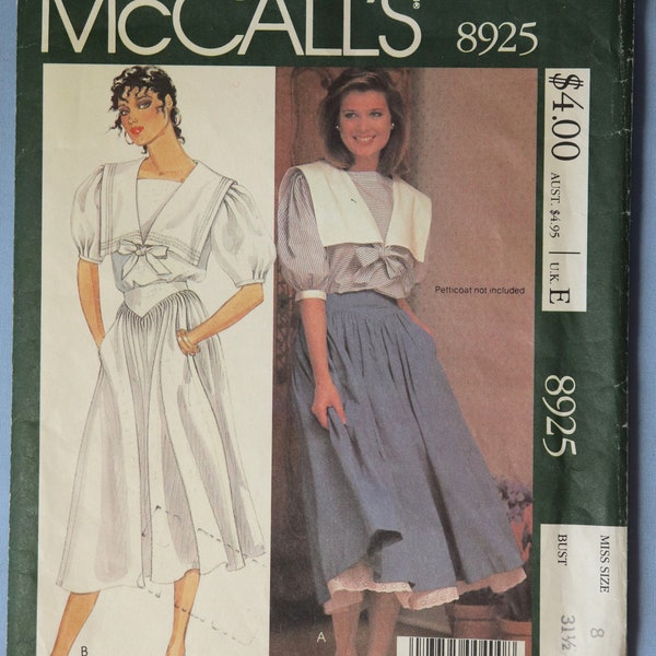 Patron McCall's 8306.A5 - Haut Et Jupes