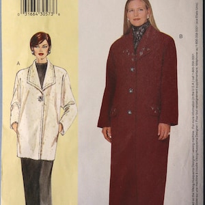 Vogue 7143.  Misses coat pattern.  Sandra Betzina loose fit coat in two lengths pattern.  Bust 38&quot;-43&quot; D,E,F.  Uncut