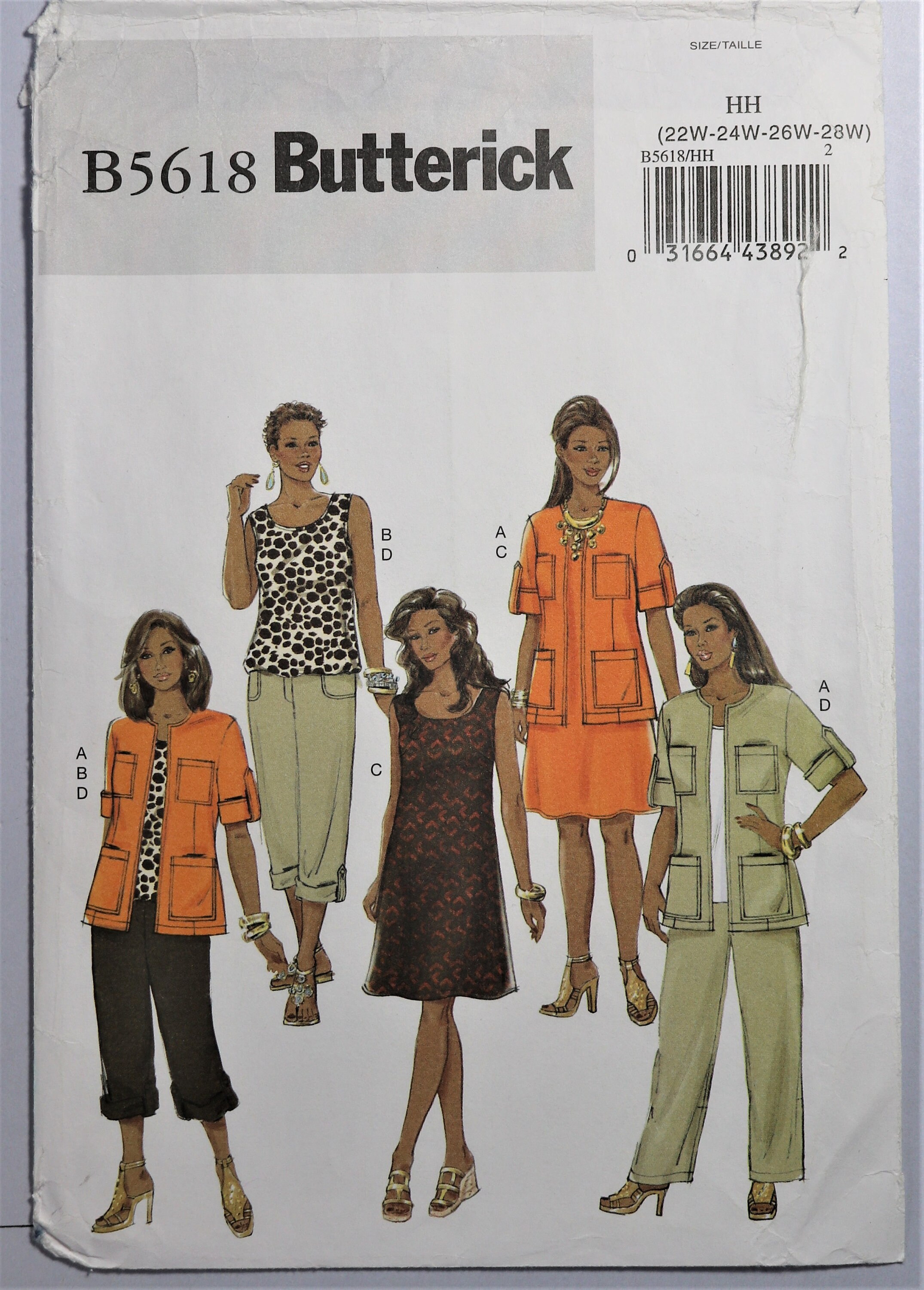Retro 70s Maxi Dress,Tunic and Pants Pattern BUTTERICK 6305 Flutter Sl – A  Vintage shop