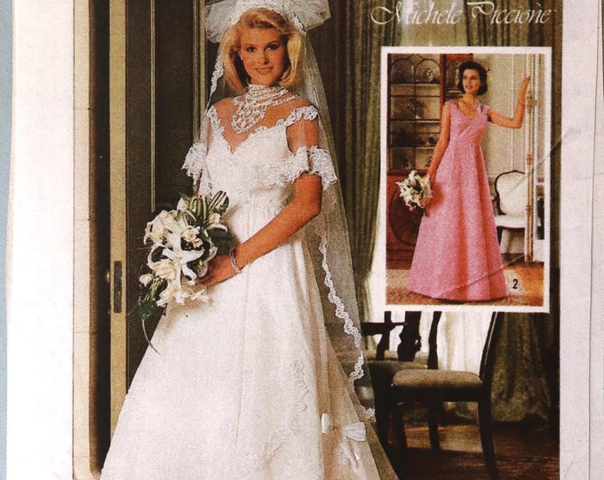 Mccall's 9685. Bridal Gown Pattern. off Shoulder Formal Bridal Gown ...