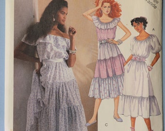 45+ Designs flutter sleeve peasant dress pattern