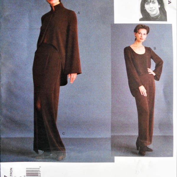 Vogue 1467.  Misses Jacket, top, skirt and pants pattern.  Vintage 1994 Lauren Sara evening jacket, top, skirt, pants pattern. SZ 6-10 Uncut