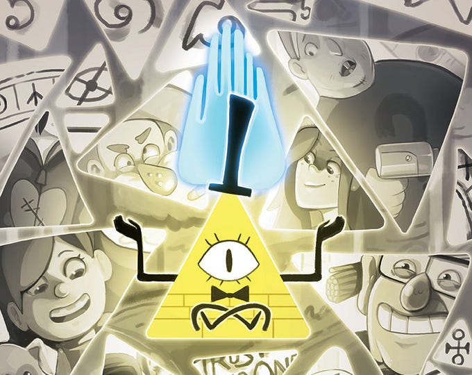 11x17 PRINT Gravity Falls Bill Cipher - Etsy