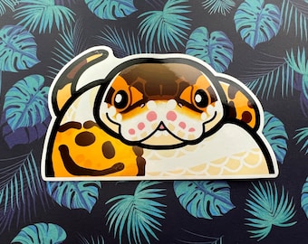 Ball Python Decal Spiral Snake Sticker Snake Decal Serpent - Etsy