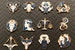Zodiac Hard Enamel pins : Aries Taurus Gemini Cancer Leo Virgo Libra Scorpio Sagittarius Capricorn Aquarius Pisces Ophiuchus Ox Dragon 