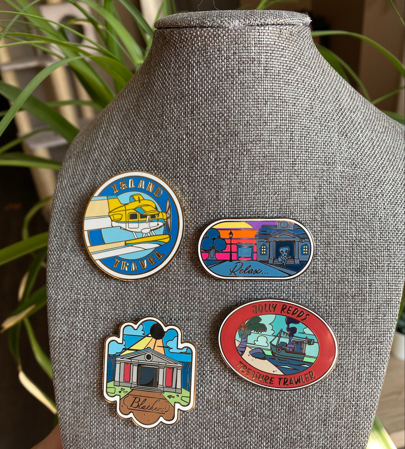 ACNH Hard Enamel Pins Jolly Redd Redd Blathers Dodo Etsy