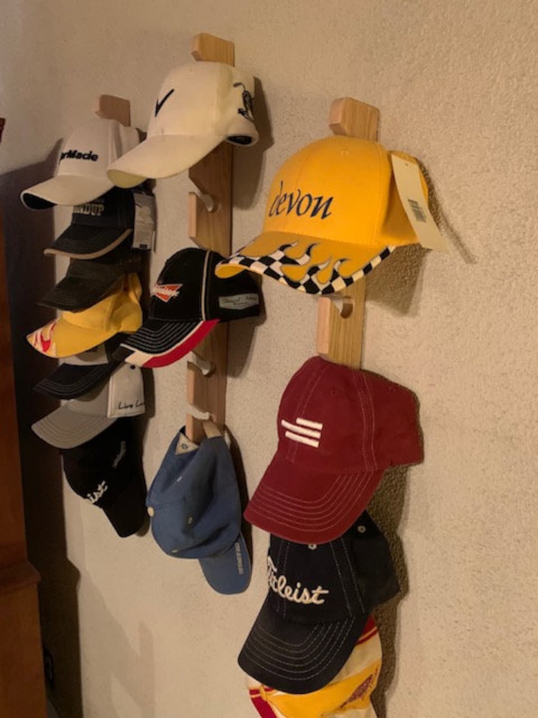 7 Hook Cap Rack - Etsy
