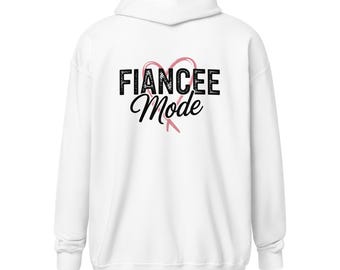Verloofde-mode hoodiejack – verlovingssweater aanstaande bruid