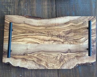 Olive Wood Serving Tray, Olive Wood Tray with Handles, Olive Wood Tray, Olive Wood Serving Tray with Handles, Olive Wood Decorative Tray