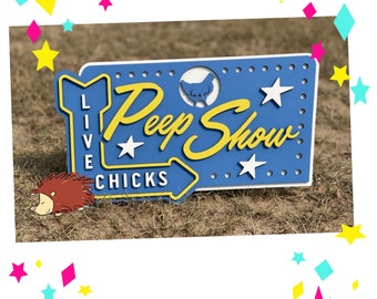 Chicken | Chicken Sign | Coop Signs | Country Sign | Chickens | Peep Show | Wood Sign | Chicken Sign | Coop Decor | Signs for Chicken Coop