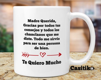 Querida Madre Mug: Spanish Mother's Day Gift, Latin Mom Birthday