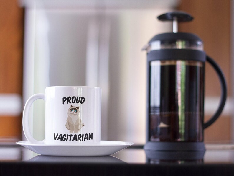 Funny Lesbian Coffee Mug: Proud Vagitarian LGBT Gift image 3