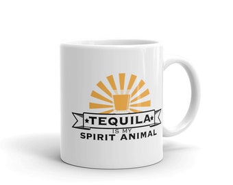 Tequila Spirit Animal Coffee Mug: Funny Drinking Gift