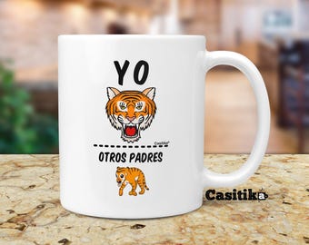 Tiger Design Father's Day Coffee Mug / Tumbler