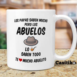 Regalos para el Mejor Abuelo del Mundo. Abuelito Coffee Mug. Grandpa Gifts in Spanish. Taza de Regalo para dia del Padre o Cumpleanos.