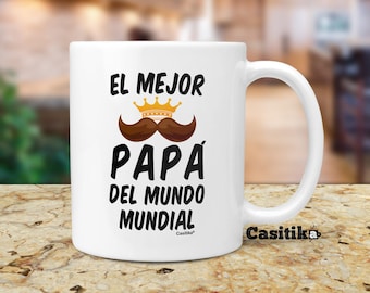 El Mejor Papa Del Mundo Coffee Mug, Father's Day Gift