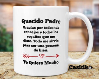 Latino Dad Mug, Gracias Por Tus Consejos - Father's Day Gift