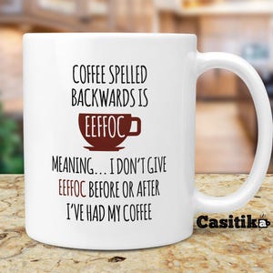 Eeffoc Coffee Mug: Funny Sarcasm Gift for Boss, Coworker