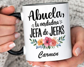 Personalized Abuela Coffee Mug: Spanish Grandma Gift