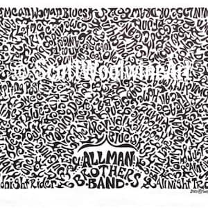 Rysunek piosenek Allman Brothers