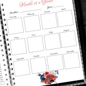 Homeschool Monthly/Annual Goals Form