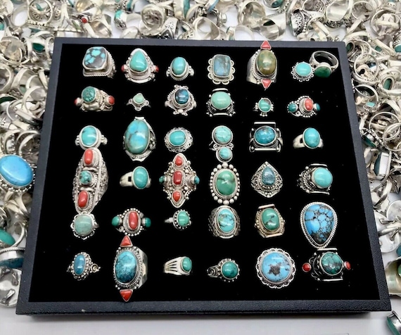 Sterling Silver 925 Lot Jewelry ~ South American Silver Rings Pendent