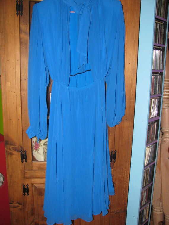 Ocean blue deceptively alluring dress. - image 2