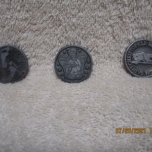 Prayer Medallions - footprints, guardian angels, saint christopher