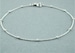 Dainty 925 Sterling Silver Beaded Chain Bracelet 7' | Satellite Chain 