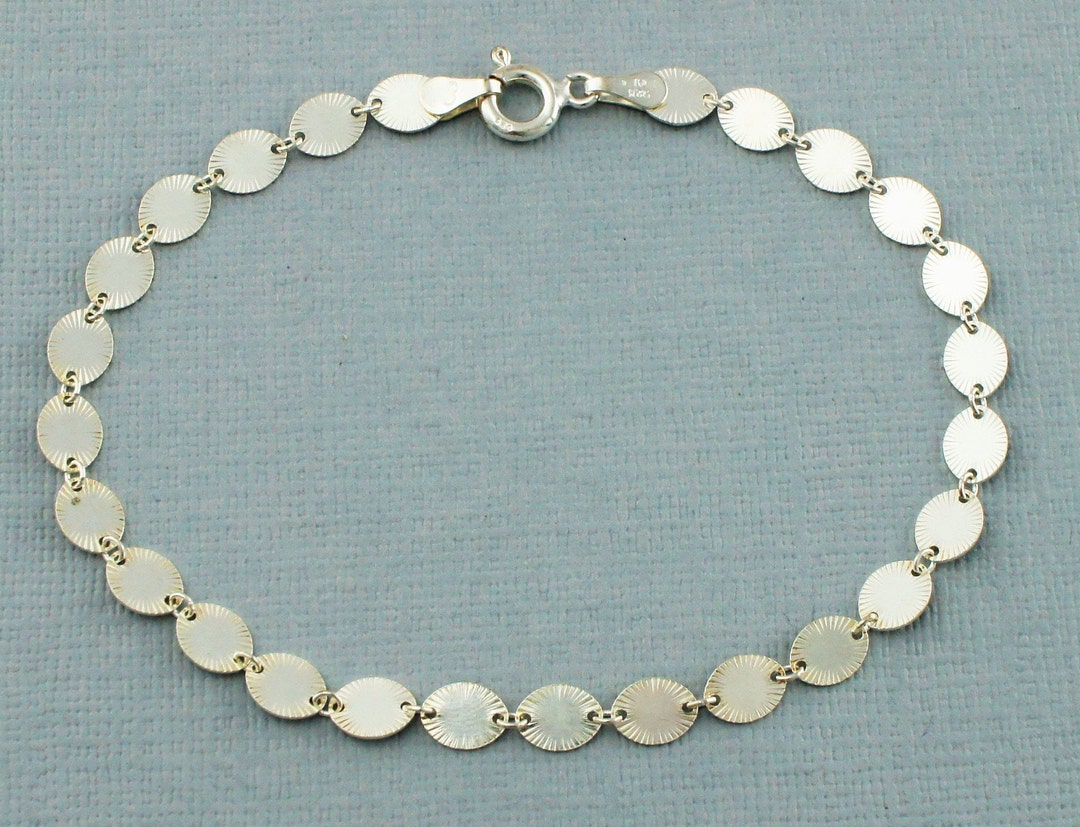 Paperclip Alternate Forzatina Chain Bracelet 9 Carat Gold