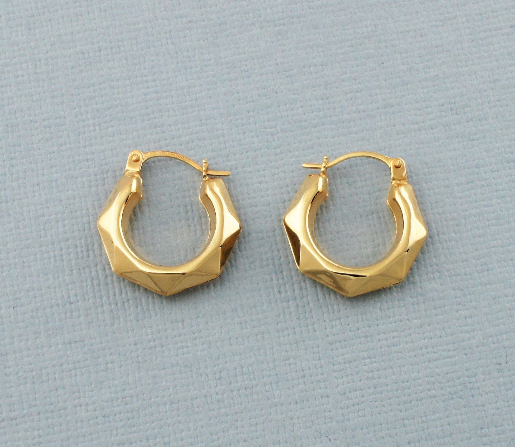 9ct gold gypsy creole earrings store