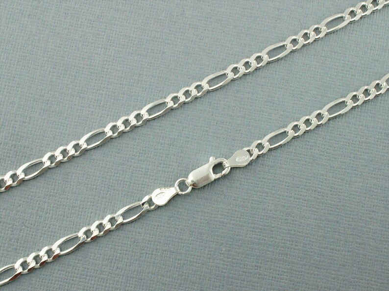 Mens Solid Mariner Anchor Link Chain Necklace .925 Sterling Silver 7,9MM