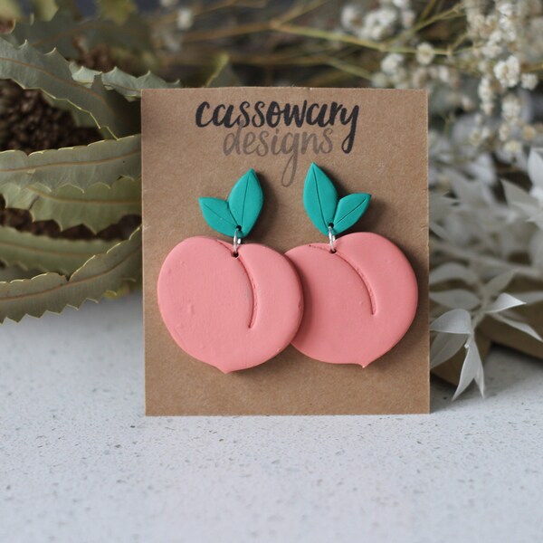 Peach Polymer Clay Etsy