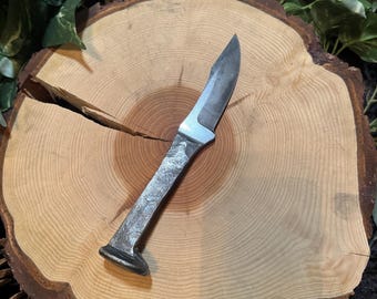 Hand Forged Railroad Spike Knife